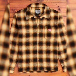 Samurai Ombre Open Collar Shirt Flannel